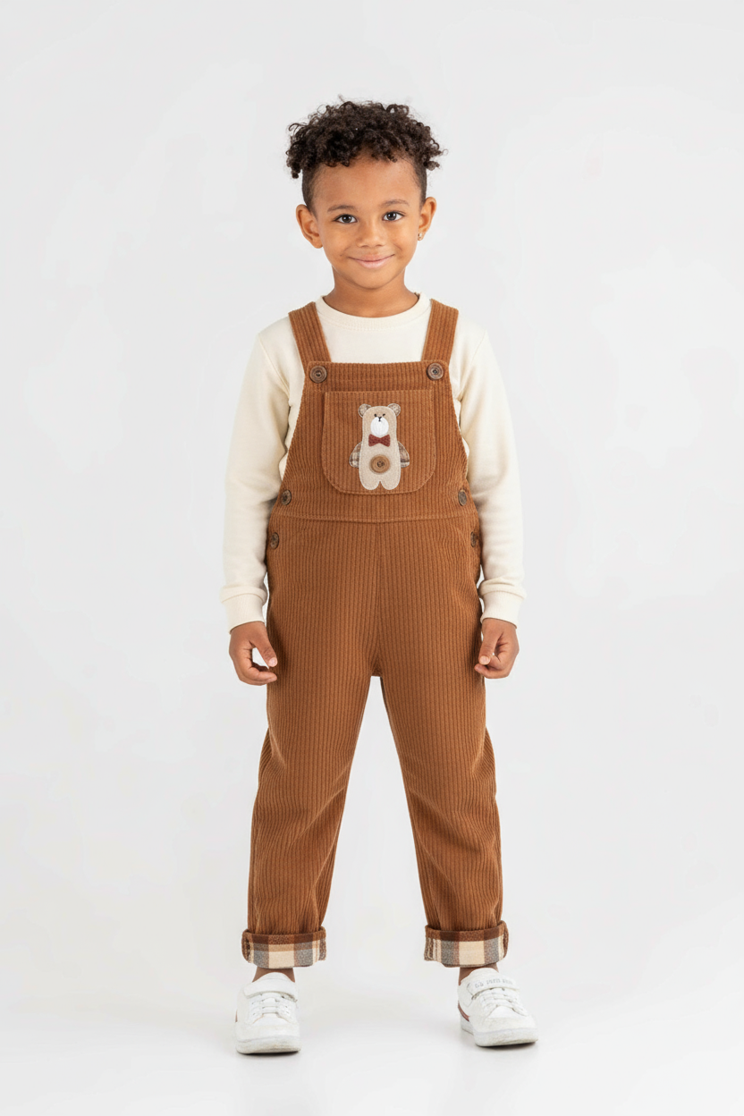 Erkek Çocuk Alt Üst Takım 3-12 Ay 8317 Kahverengi - Bej - 3