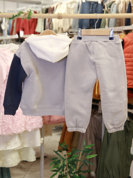 بدلة رياضية للأولاد من عمر 1 إلى 5 سنوات 7526 - 4