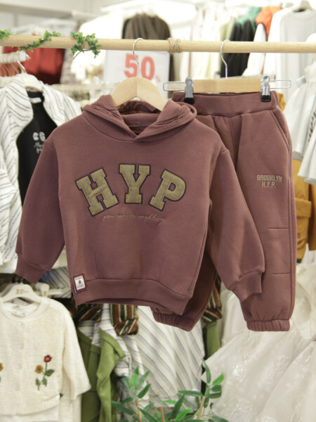 Erkek Çocuk Eşofman Takım 1-5 Yaş 7531 Bordo - 4