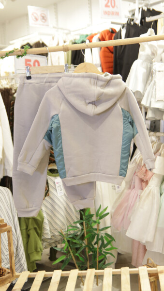 Erkek Çocuk Eşofman Takım 4-8 Yaş 7731 Gri - 5