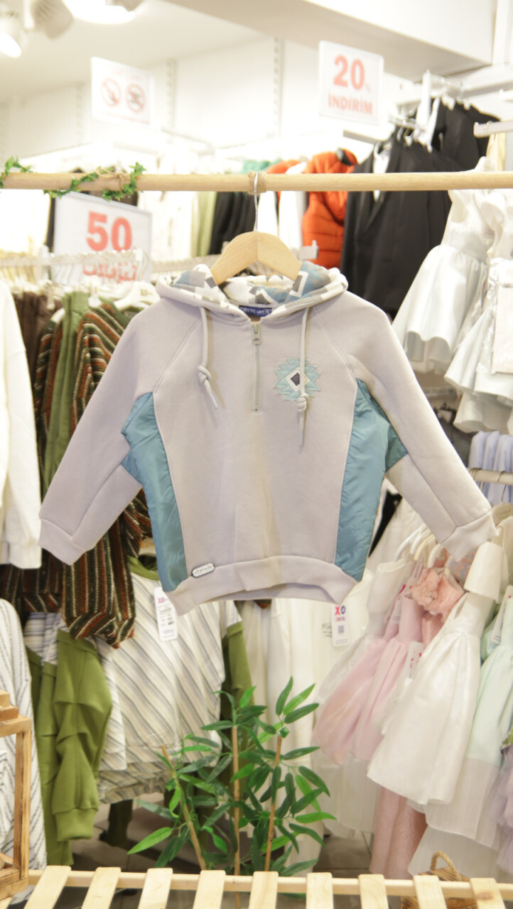 Erkek Çocuk Eşofman Takım 4-8 Yaş 7731 Gri - 6