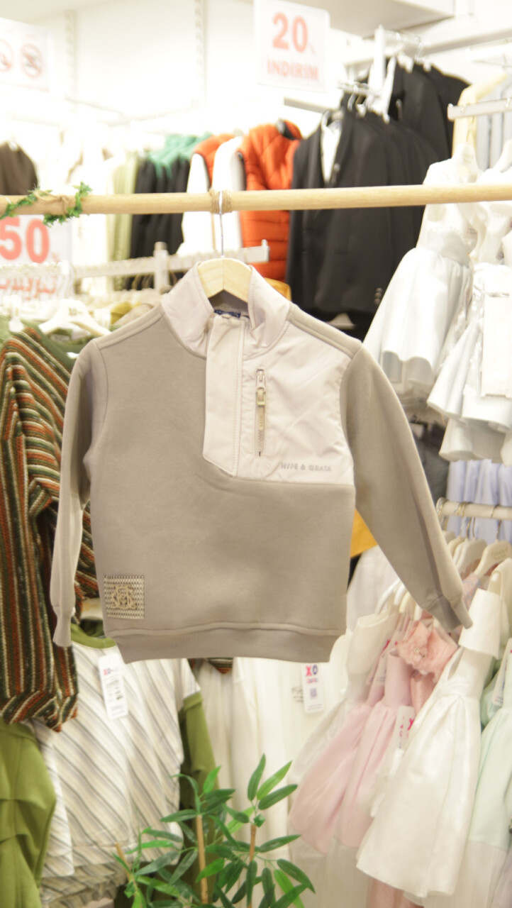 Erkek Çocuk Eşofman Takım 4-8 Yaş 7734 Gri - 5