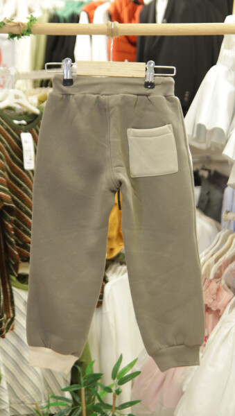 Erkek Çocuk Eşofman Takım 4-8 Yaş 7738 Haki - 8