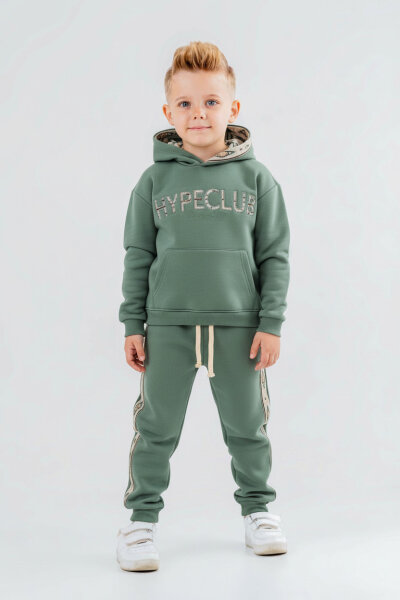 Erkek Çocuk Eşofman Takım 8-12 Yaş 7916 Mint - HYPE