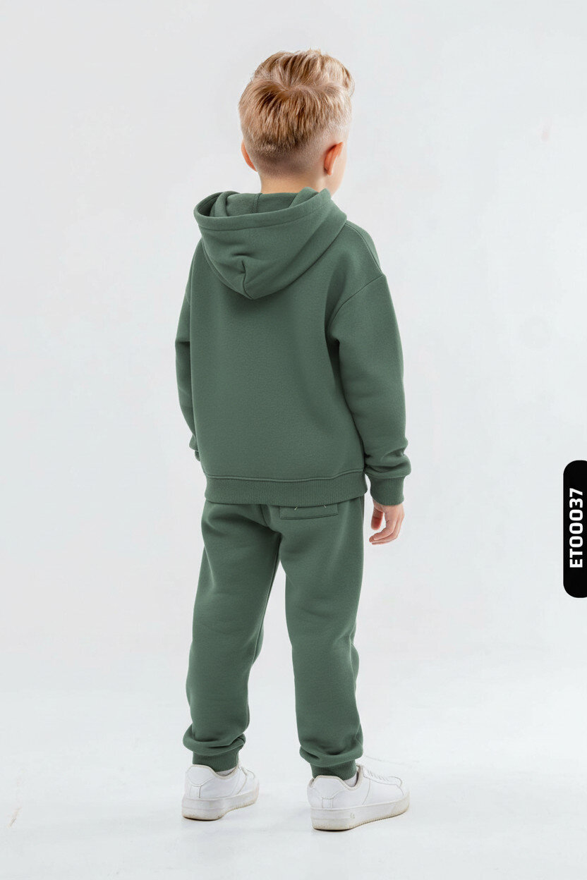 Erkek Çocuk Eşofman Takım 8-12 Yaş 7916 Mint - 2