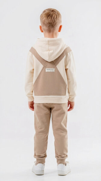 Erkek Çocuk Eşofman Takım 1-5 Yaş 7532 Bej - 2