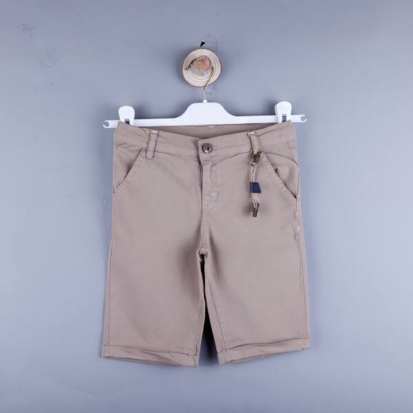 P-004254 (hype 8111) Erkek Şort 6-14 Yaş Bej 