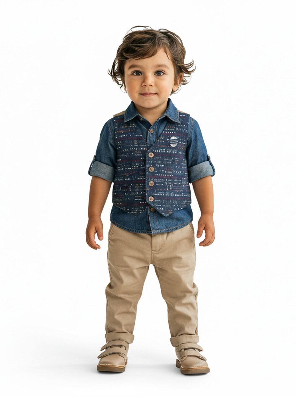 Erkek Çocuk Alt Üst Takım 3-12 Ay 6176 Mavi - 1