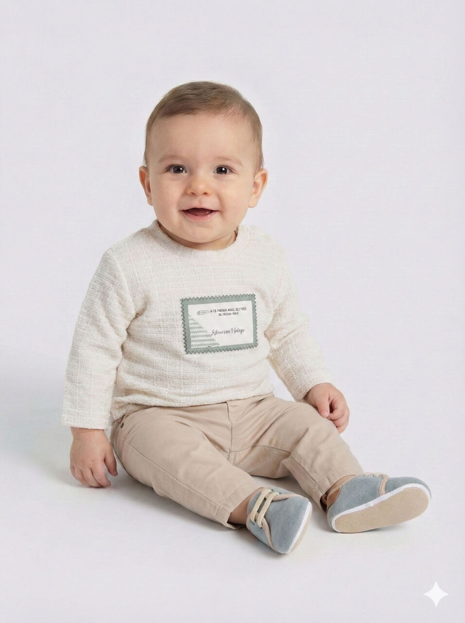 Erkek Çocuk Alt Üst Takım 3-12 Ay 1506 Mint - 3