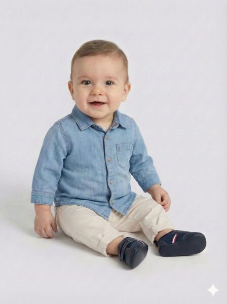 Erkek Çocuk Alt Üst Takım 3-12 Ay 1501 Kırmızı - Bej - 2