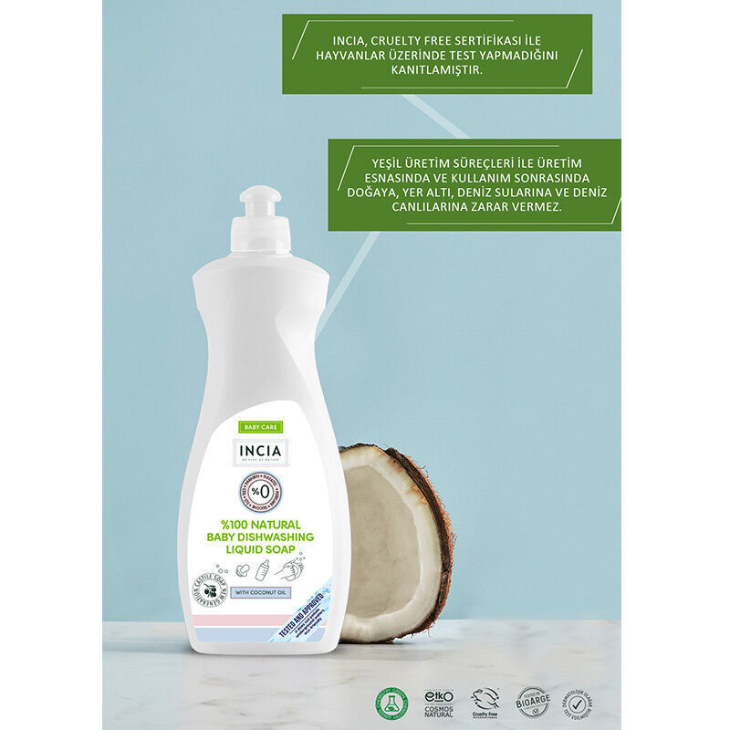 منظف ​​أطباق الأطفال واللهايات والرضّاعات من إنسيا، ٥٠٠ مل - 3
