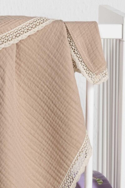 كانز 4 طبقات كوباناكي موسلين بايك Knz-017 بيج - 2