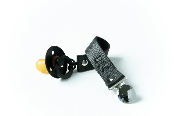 مشبك لهاية بلون الفحم من كيدفول (مصبوغ بصبغة نباتية) - 2