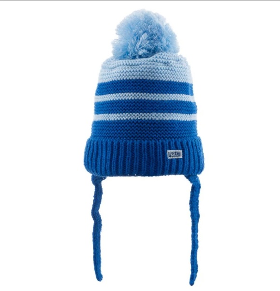 Kitti Bebe Erkek Kulaklı Bere (0-18 Ay) K23110-04 Mavi - Kitti