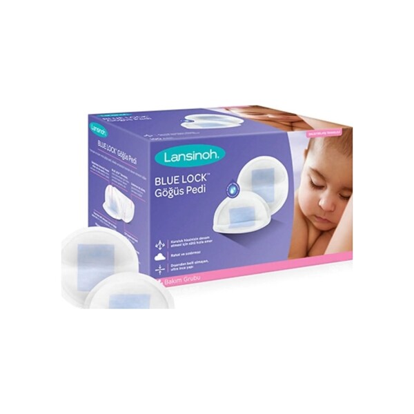 Lansinoh Blue Lock Göğüs Pedi 60 Adet - Lansinoh