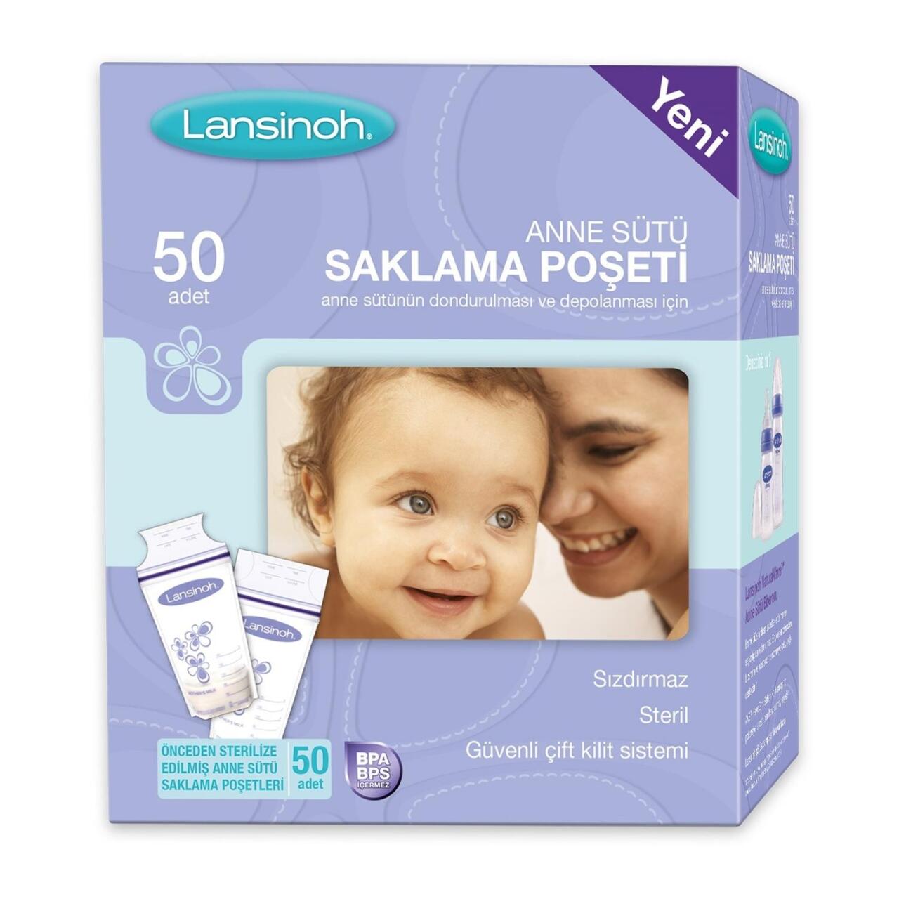 Lansinoh Anne Sütü Saklama Poşeti 50 Adet - 2