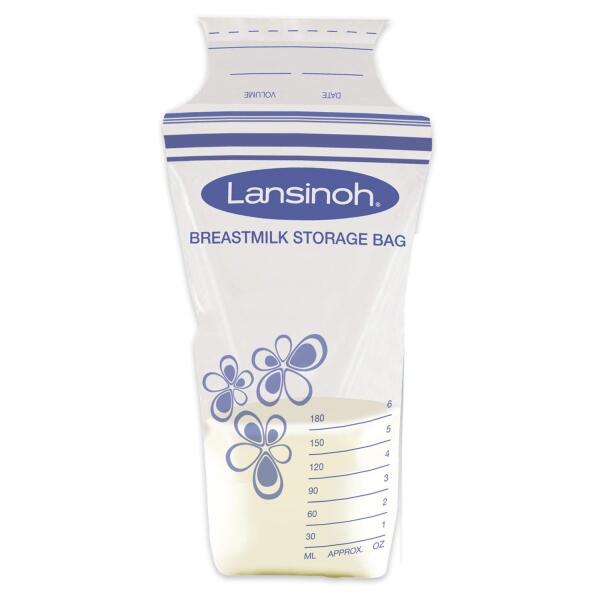 أكياس تخزين حليب الأم من لانسينوه، عبوة من 50 كيسًا - 3