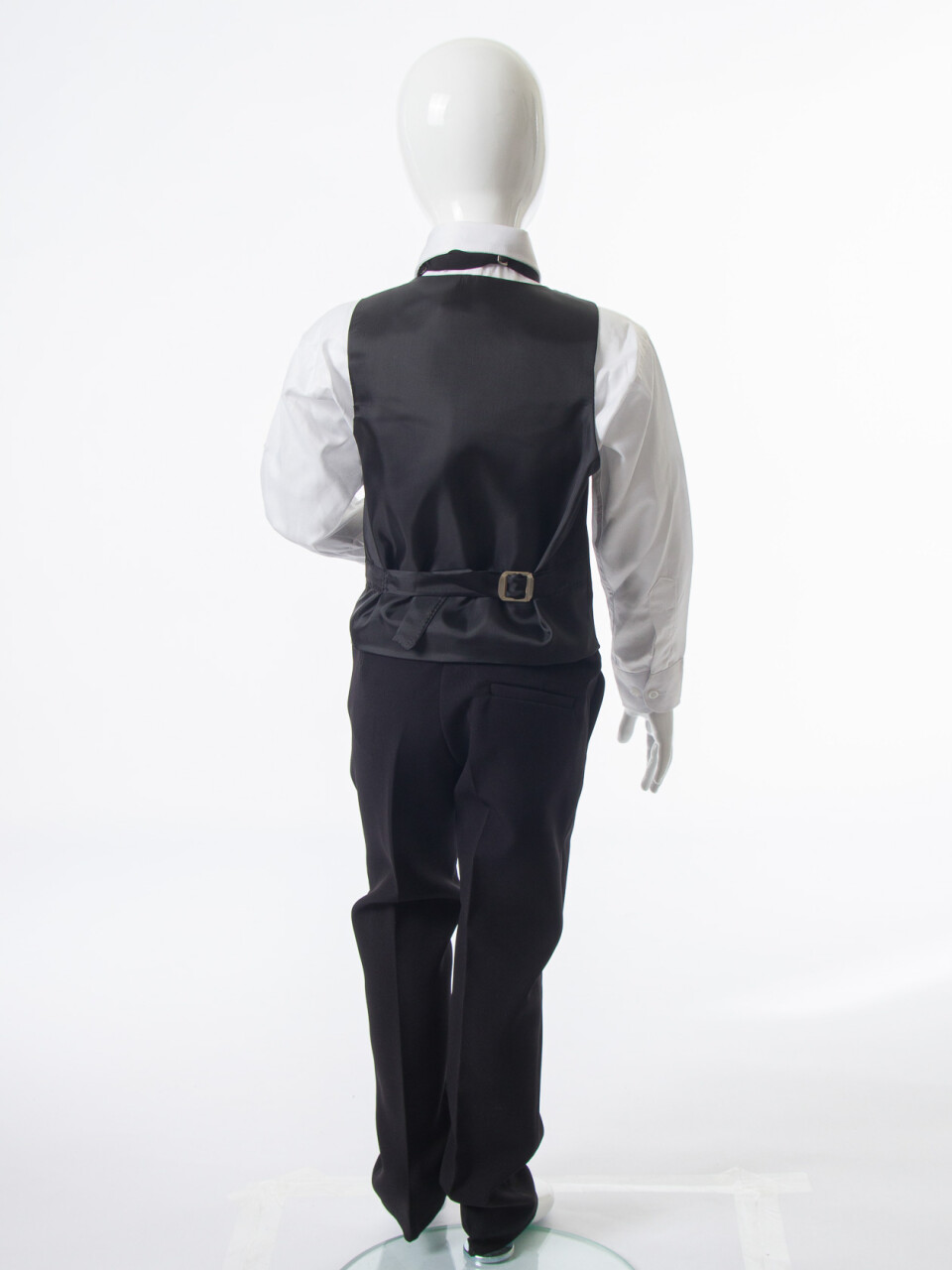 Erkek Çocuk 4'lu Papyonlu Takım Elbise 3-6 Yaş 4165 Siyah - 13