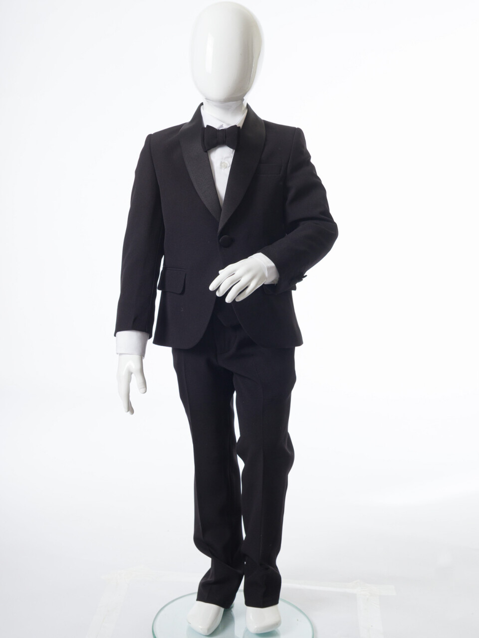 Erkek Çocuk 4'lu Papyonlu Takım Elbise 3-6 Yaş 4165 Siyah - 10