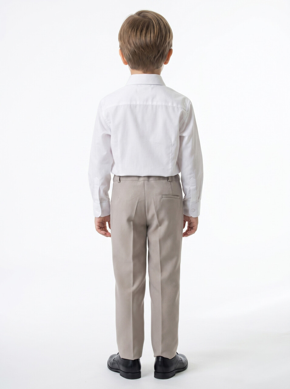 Erkek Çocuk 4'lu Papyonlu Takım Elbise 3-6 Yaş 4165 Vizon - 7