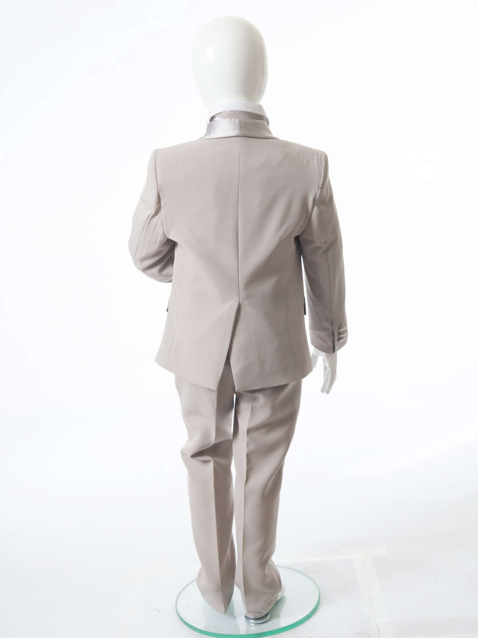 Erkek Çocuk 4'lu Papyonlu Takım Elbise 3-6 Yaş 4165 Vizon - 9