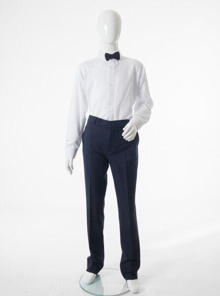 Erkek Çocuk 4'lu Takım Elbise 11-14 Yaş 4167 Lacivert - 11