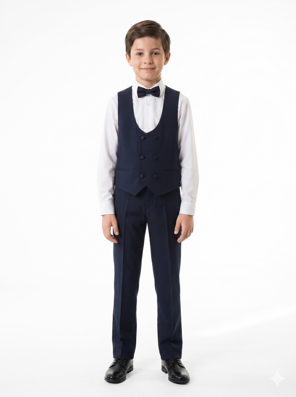 Erkek Çocuk 4'lu Takım Elbise 11-14 Yaş 4167 Lacivert - 4