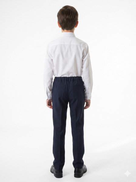 Erkek Çocuk 4'lu Takım Elbise 11-14 Yaş 4167 Lacivert - 7