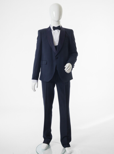 Erkek Çocuk 4'lu Takım Elbise 11-14 Yaş 4167 Lacivert - 8