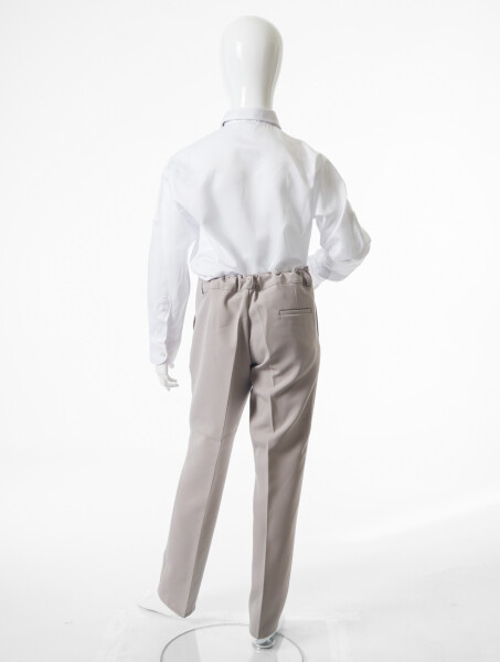 Erkek Çocuk Papiyonlu 4'lü Takım Elbise 7-10 Yaş 4166 Vizon - 12