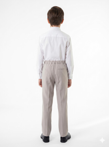 Erkek Çocuk 4'lu Takım Elbise 11-14 Yaş 4167 Vizon - 7