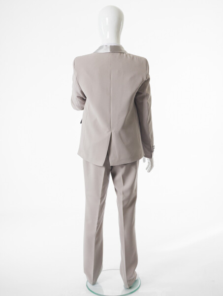 Erkek Çocuk 4'lu Takım Elbise 11-14 Yaş 4167 Vizon - 9