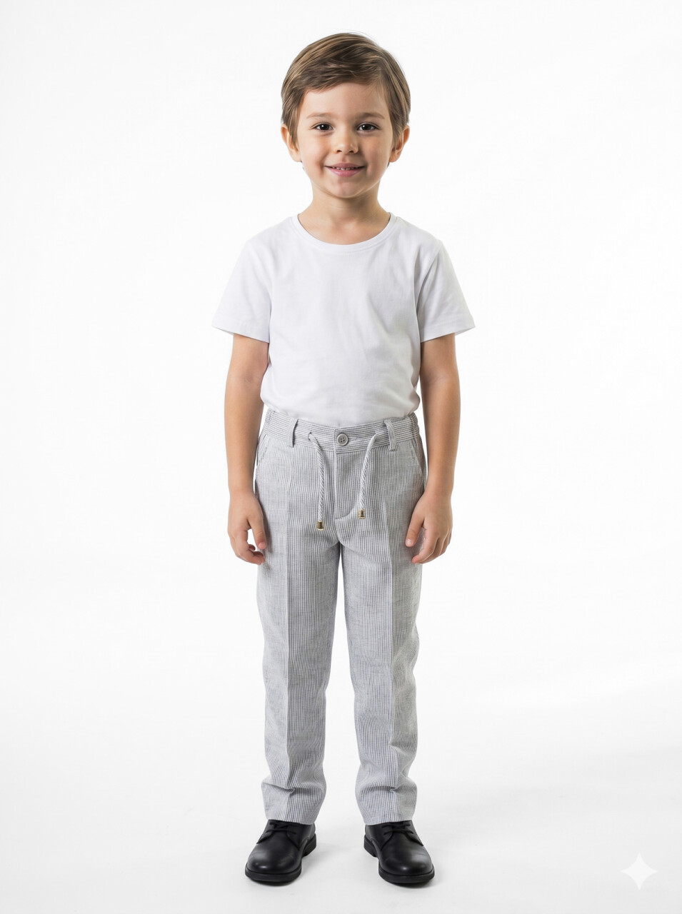 Erkek Çocuk 3'lü Takım Elbise 3-6 Yaş 4162 Gri - 4
