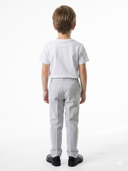 Erkek Çocuk 3'lü Takım Elbise 3-6 Yaş 4162 Gri - 5