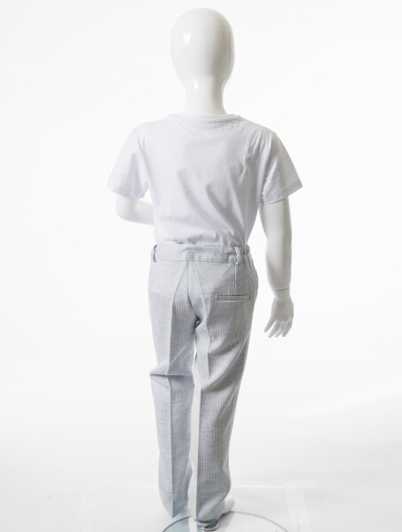 Erkek Çocuk 3'lü Takım Elbise 3-6 Yaş 4162 Gri - 9