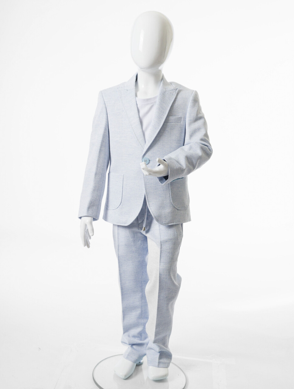 Erkek Çocuk 3'lü Takım Elbise 3-6 Yaş 4162 Açik Mavi - 5