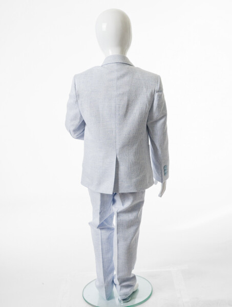 Erkek Çocuk 3'lü Takım Elbise 3-6 Yaş 4162 Açik Mavi - 6