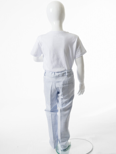 Erkek Çocuk 3'lü Takım Elbise 3-6 Yaş 4162 Açik Mavi - 8