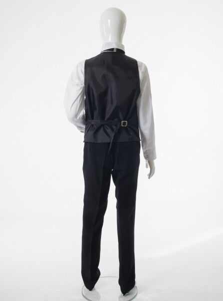 Erkek Çocuk 4'lu Takım Elbise 11-14 Yaş 4167 Siyah - 2