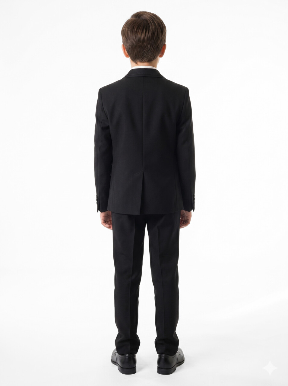 Erkek Çocuk 4'lu Takım Elbise 11-14 Yaş 4167 Siyah - 3