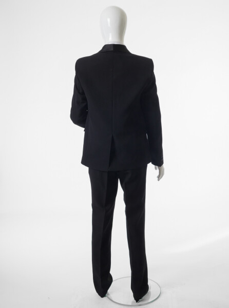 Erkek Çocuk 4'lu Takım Elbise 11-14 Yaş 4167 Siyah - 9