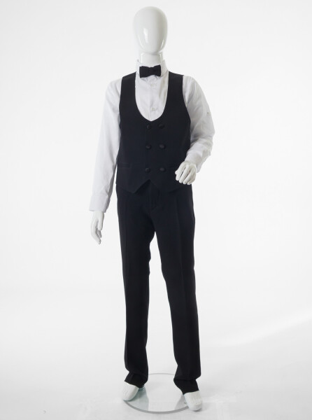 Erkek Çocuk 4'lu Takım Elbise 11-14 Yaş 4167 Siyah - 10