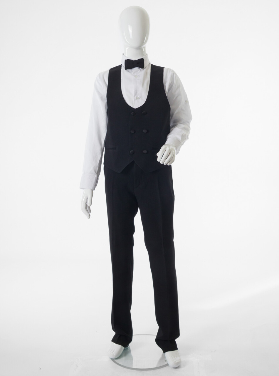 Erkek Çocuk 4'lu Takım Elbise 11-14 Yaş 4167 Siyah - 10