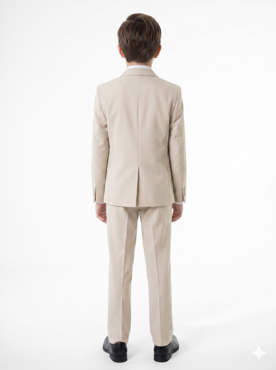 Erkek Çocuk 4'lu Takım Elbise 11-14 Yaş 4167 Bej - 3