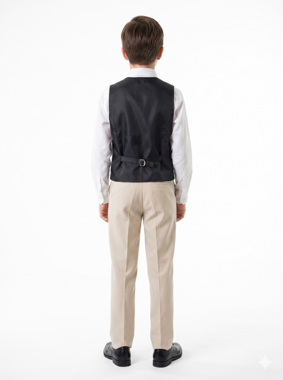 Erkek Çocuk 4'lu Takım Elbise 11-14 Yaş 4167 Bej - 5