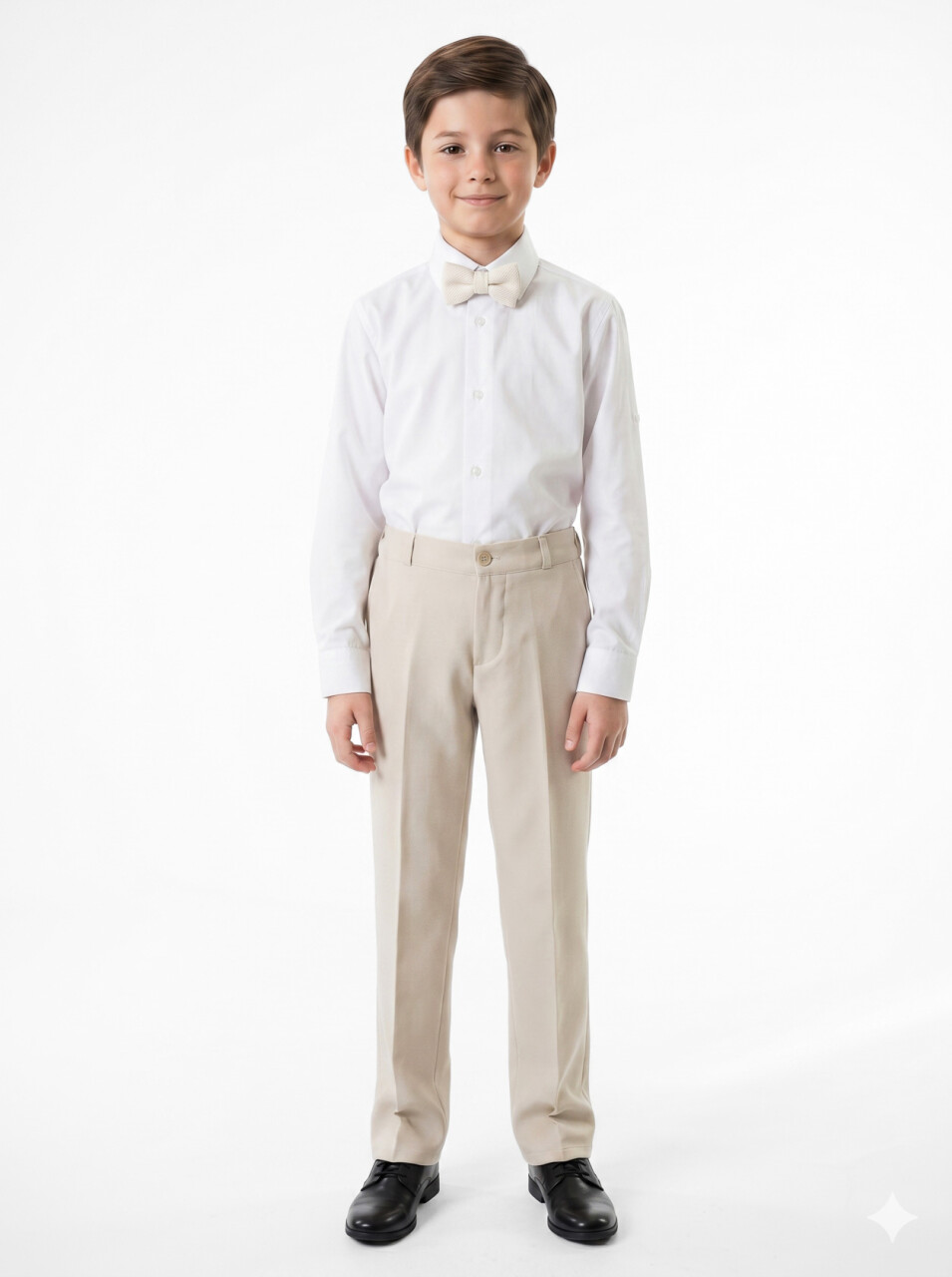 Erkek Çocuk 4'lu Takım Elbise 11-14 Yaş 4167 Bej - 6