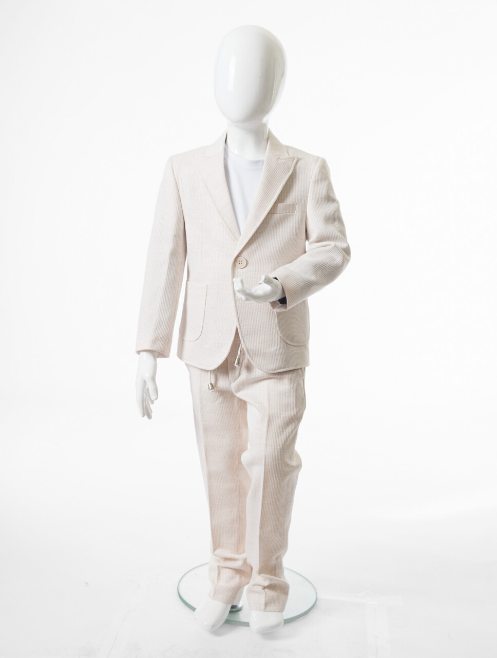 Erkek Çocuk 3'lü Takım Elbise 3-6 Yaş 4162 Bej - 5