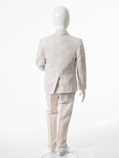 Erkek Çocuk 3'lü Takım Elbise 3-6 Yaş 4162 Bej - 6