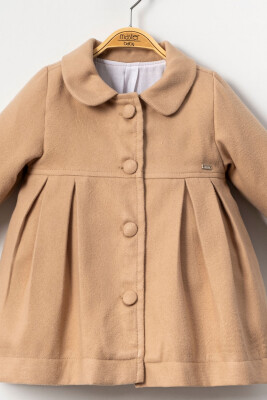 Kız Çocuk Elbise 6-36 Ay 2940 Camel - 2