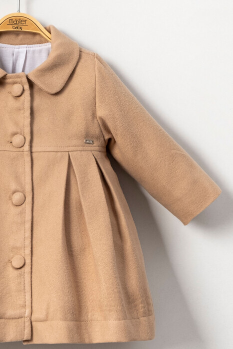 Kız Çocuk Elbise 6-36 Ay 2940 Camel - 3